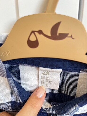 H&M H&M bebek kareli elbise