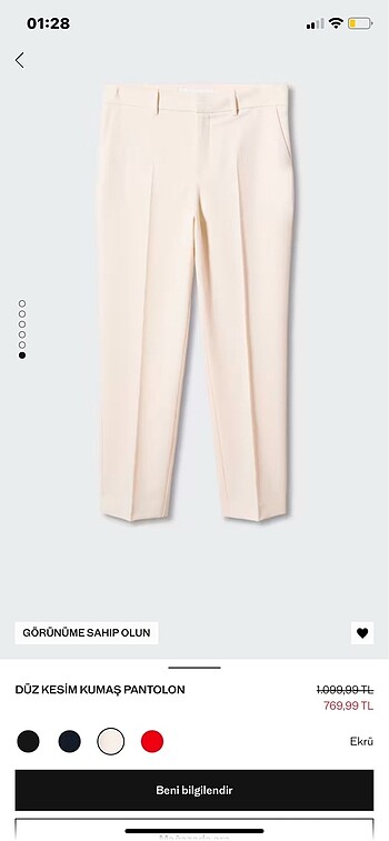 s Beden Mango pantolon