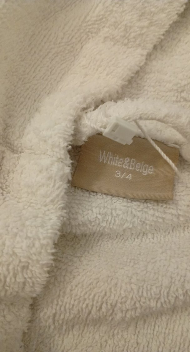 Beyaz Bohem Tarzı Bornoz - Görsel 4