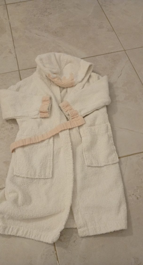 Beyaz Bohem Tarzı Bornoz - Görsel 3