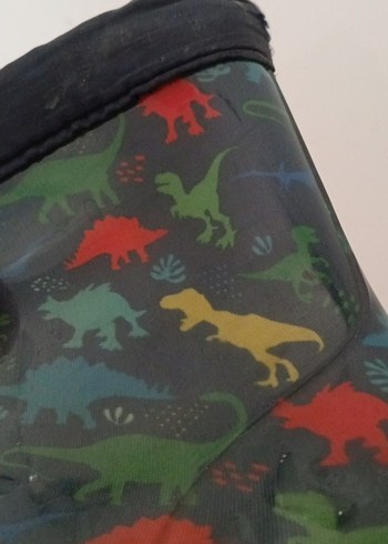 Çocuk Renkli Desenli Kauçuk Çizme - Görsel 3