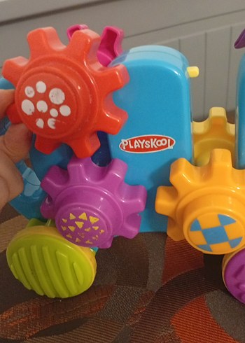 Renkli Dişli Çarklı Çekmeli Oyuncak - Görsel 4