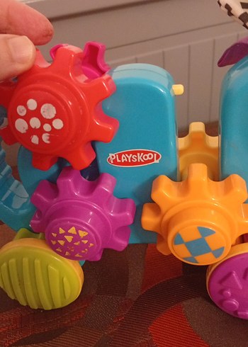 Renkli Dişli Çarklı Çekmeli Oyuncak - Görsel 3