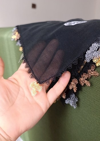 Reyyan,iğne oyalı türban - Görsel 2