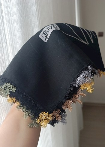 Reyyan,iğne oyalı türban - Görsel 4