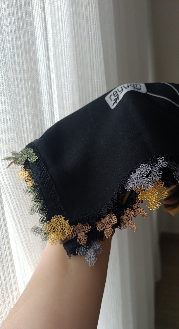 Reyyan,iğne oyalı türban - Görsel 3