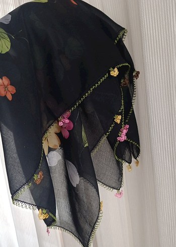 Reyyan,iğne oyalı türban - Görsel 4