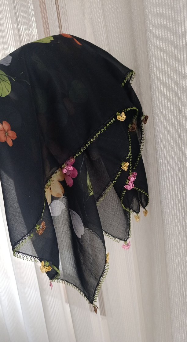 Reyyan,iğne oyalı türban - Görsel 4