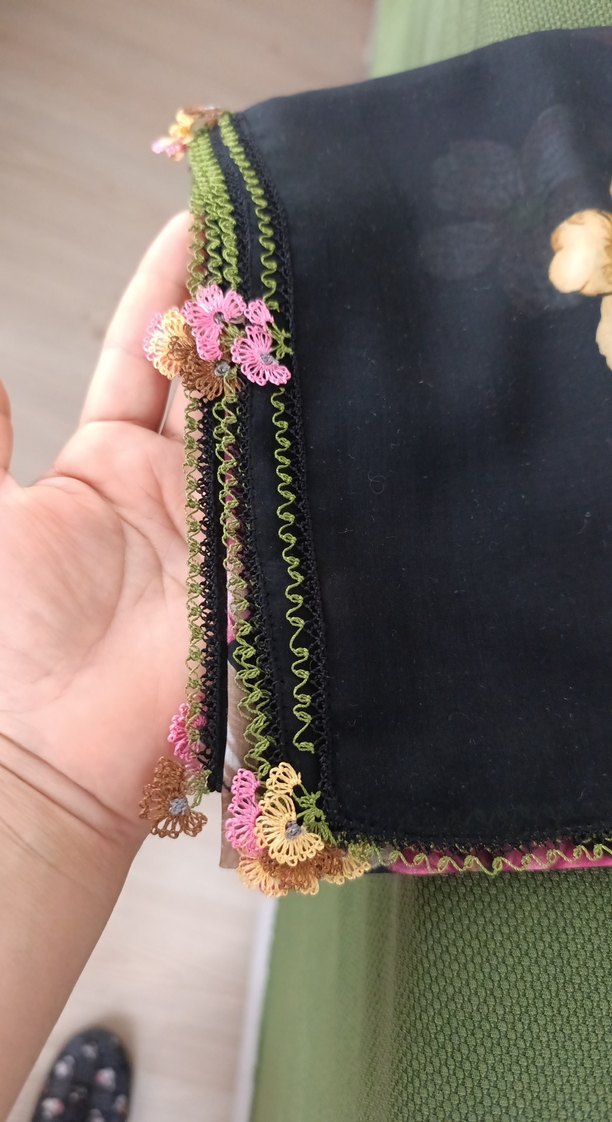 Reyyan,iğne oyalı türban - Görsel 2