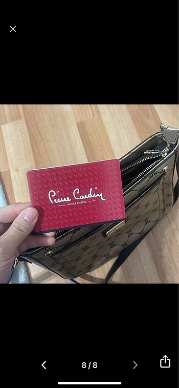 Pierre Cardin Pierre Cardin gold kahve çanta