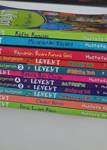 Levent Çocuk Kitapları Seti 11 adet tanesi 50 tl