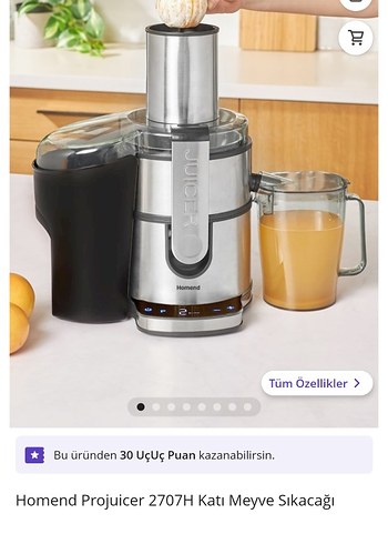 Homend Projuicer Meyve Sıkacağı