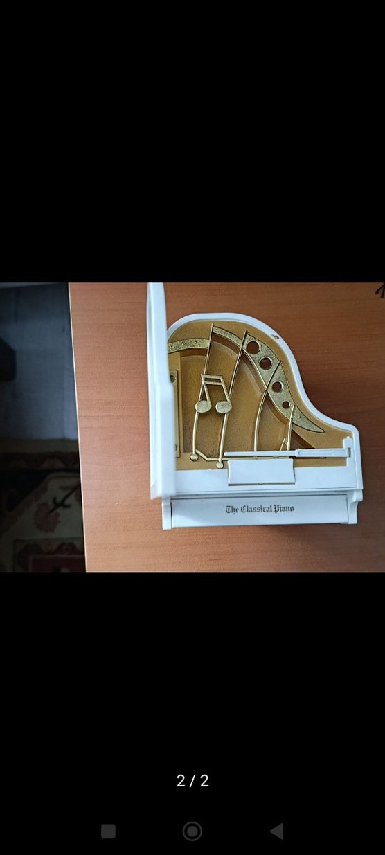Renkli Beyaz Klasik Piyano Müzik Oyuncağı - Görsel 2