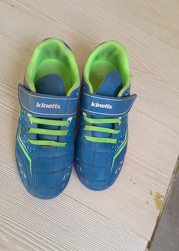 Mavi Yılan Desenli Basketbol Ayakkabısı Velcro - Görsel 4