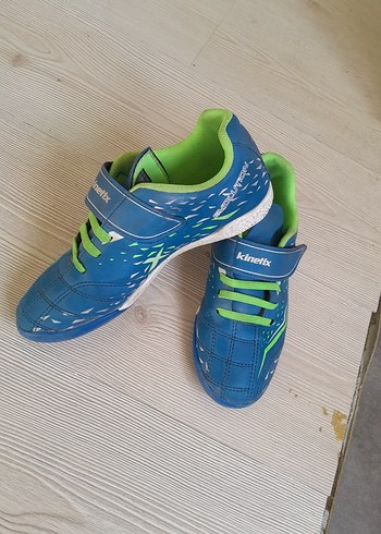 Mavi Yılan Desenli Basketbol Ayakkabısı Velcro - Görsel 3