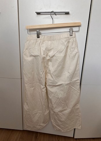 Diğer Düğmeli Beyaz Keten Kadın pijama takımı