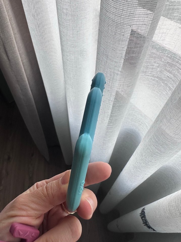 Turkuaz Silikon Diş Kaşıyıcı - Görsel 3