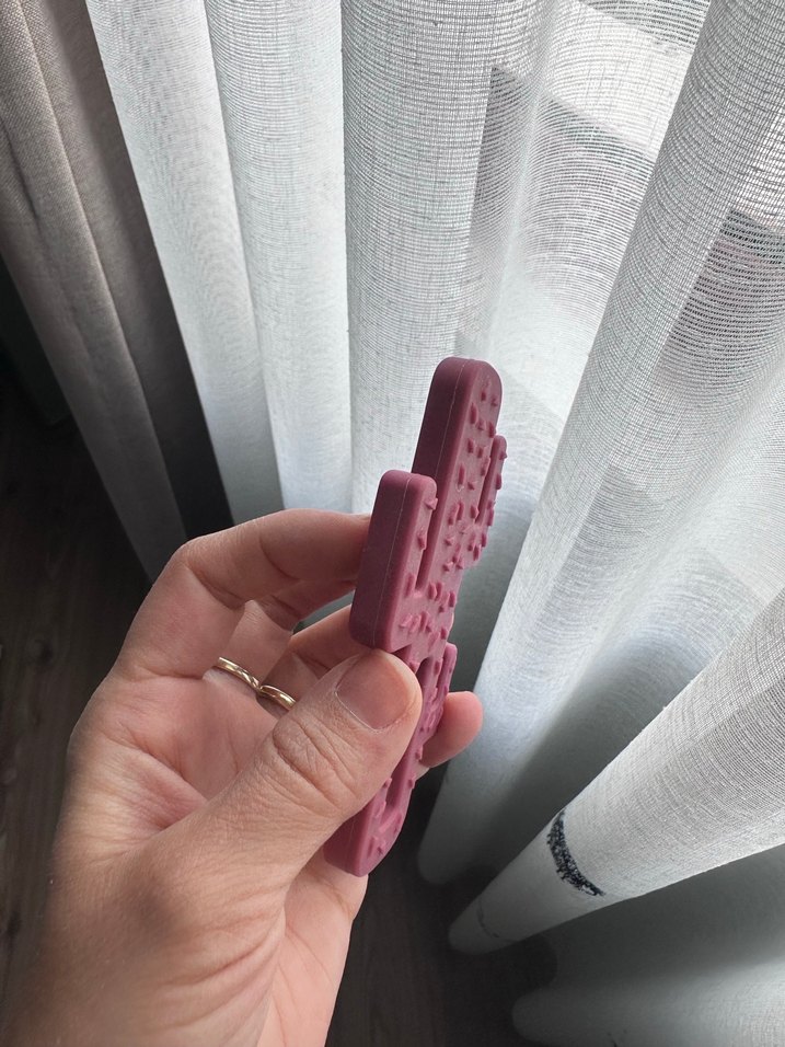 Pembe Kaktüs Diş Kaşıyıcı - Görsel 4