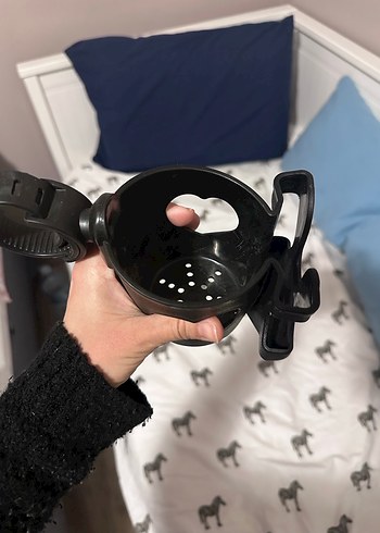 Bebek arabası aparatı Telefon ve bardak tutucu - Görsel 2