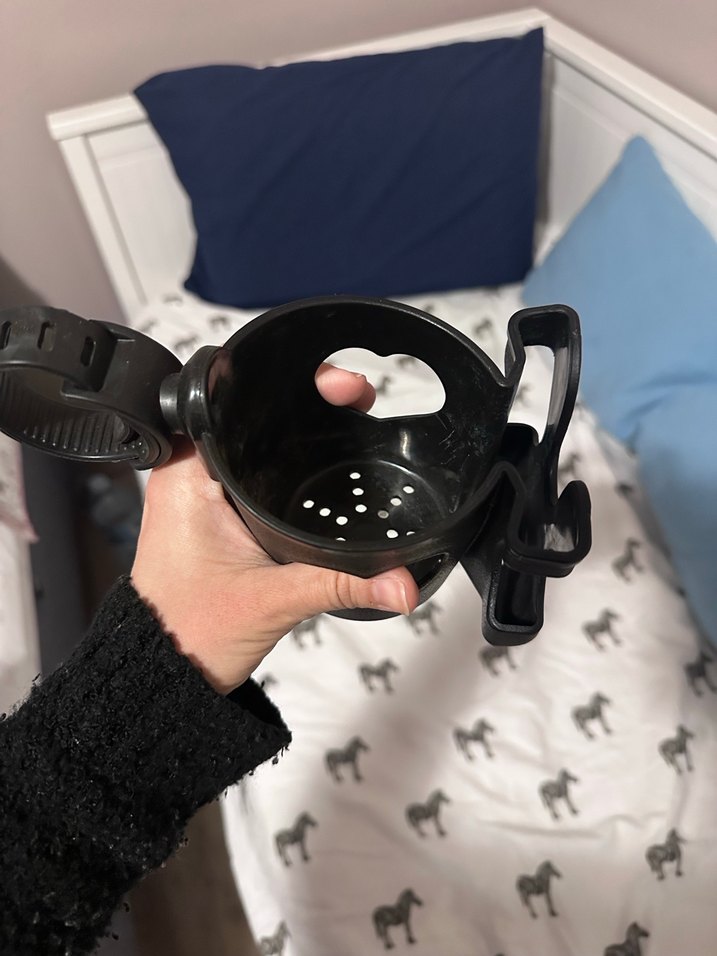 Bebek arabası aparatı Telefon ve bardak tutucu - Görsel 2