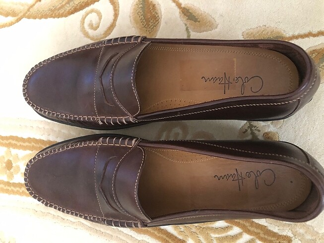 44 Beden kahverengi Renk Cole haan dünya markası 44 numara erkek günlük ayakkabı