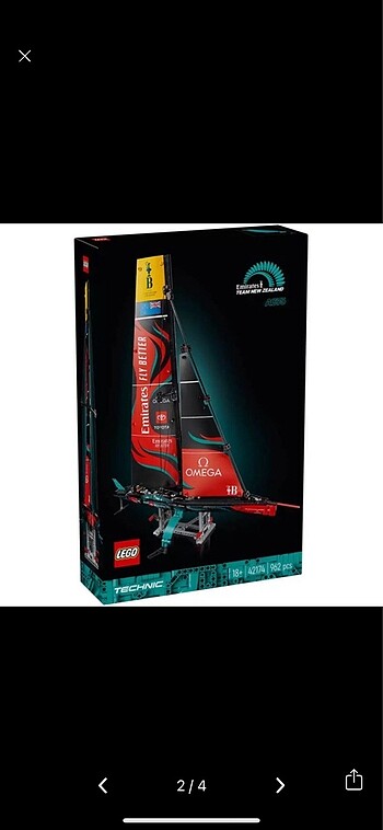 Sıfır ürün lego yelkenli