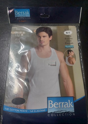 Berrak Siyah Erkek Rambo Atlet .