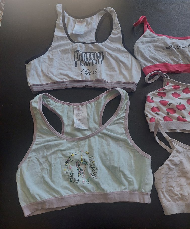 Kız Çocuk Baskılı Sütyen Seti, Pastel Tonlar .Penti. - Görsel 4