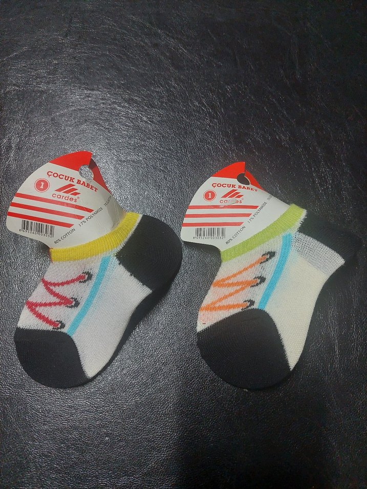 Renkli Baskılı Erkek Çocuk Çorapları - Görsel 2