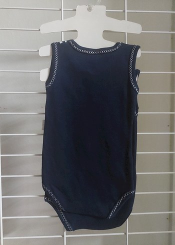 Lacivert Erkek Bebek Kolsuz Body - Görsel 4