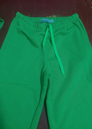 Yeşil Kadın Rahat Kesim Eşofman Altı - Görsel 2