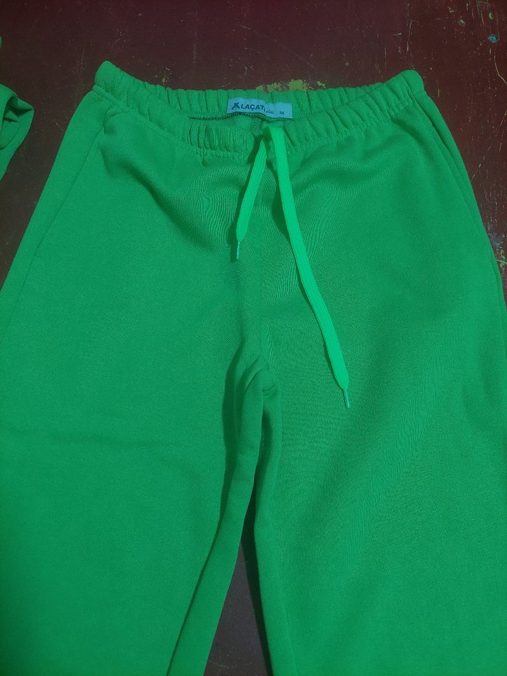 Yeşil Kadın Rahat Kesim Eşofman Altı - Görsel 2