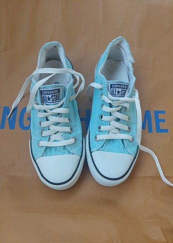 Converse Converse Kadın Mavi Batik Desenli Denim Spor Ayakkabı