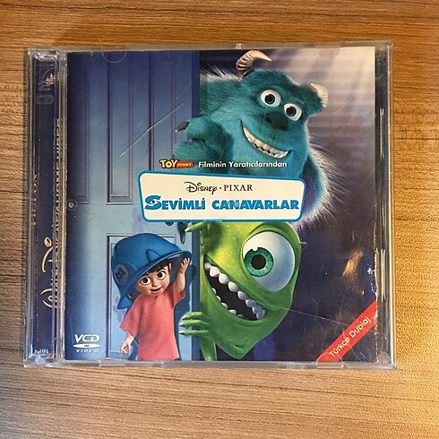SEVİMLİ CANAVARLAR DİSNEY PIXAR ORİJİNAL VCD
