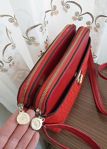 Beden kırmızı Renk Flower polo bayan askılı çanta