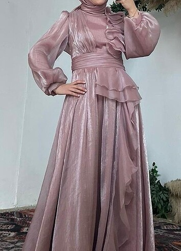 Diğer Pudra Abiye Elbise