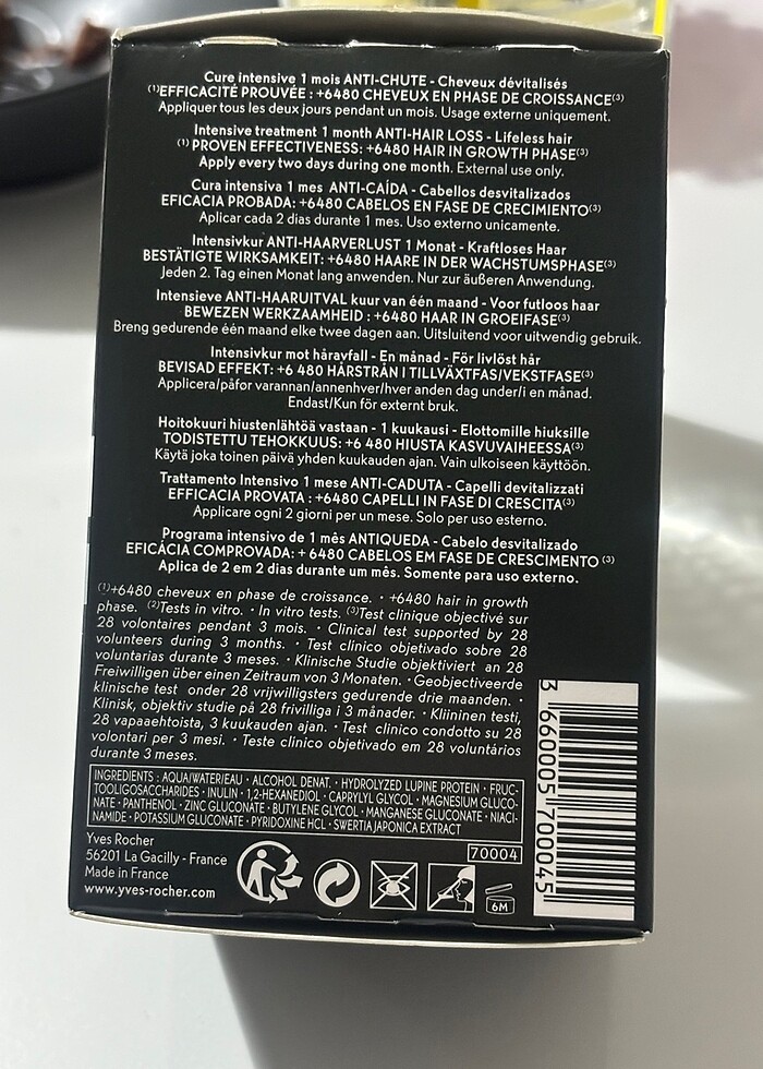 Yves rocher saç dökülmesi karşıtı serum - Görsel 4