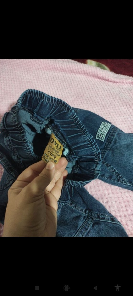 Erkek Çocuk Elastik Bel Denim Pantolon - Görsel 5