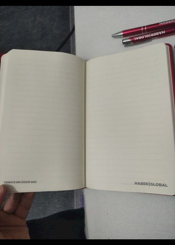 Parlak Kırmızı Planlayıcı ve Kalem Seti - Görsel 4