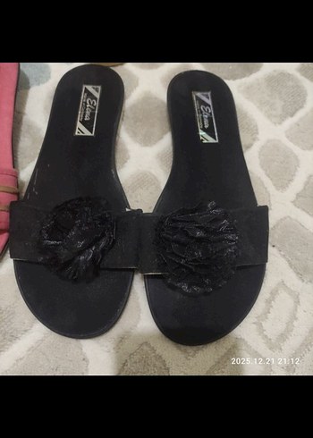 Boncuk Detaylı Renkli Bohem Kadın Terlik - Görsel 3