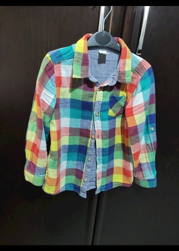 Erkek Çocuk Pamuklu Gömlek - Görsel 2