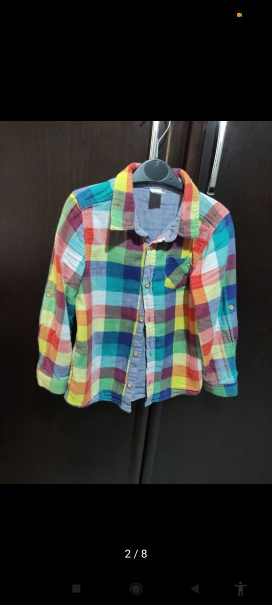 Erkek Çocuk Pamuklu Gömlek - Görsel 2