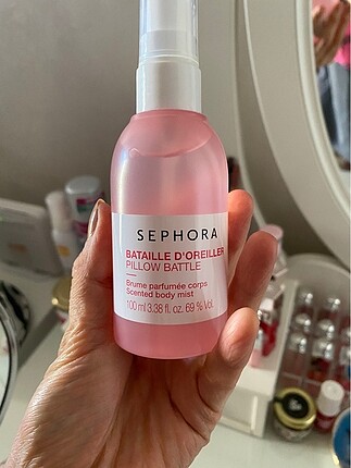 Sephora Body&hair mist ve sephora makyaj suyu 2 urun