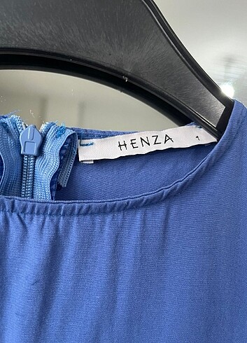 Saks mavisi elbise  - Görsel 3