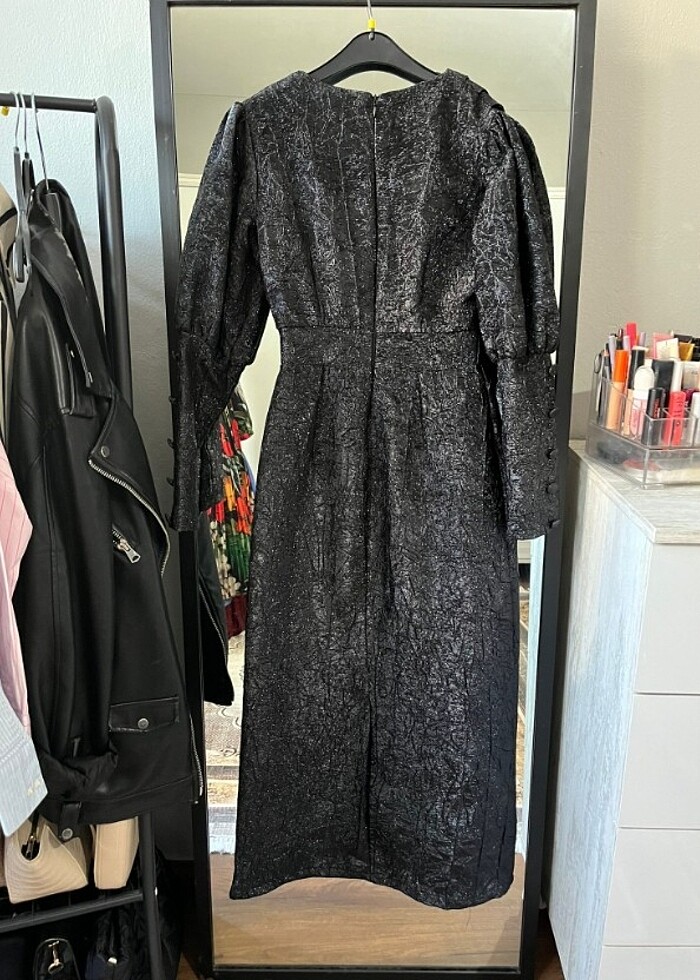 Kapalı tesettür elbise abiye - Görsel 2