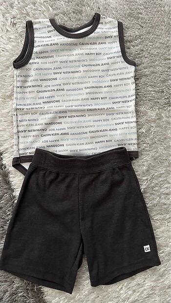 Calvin Klein Calvin Klein bebek şortlu takım