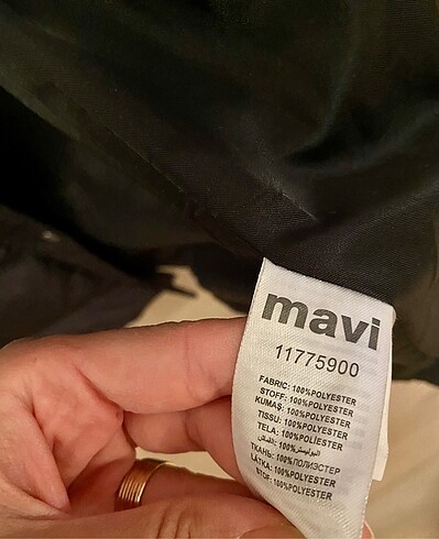 xs Beden Mavi Şişme Mont