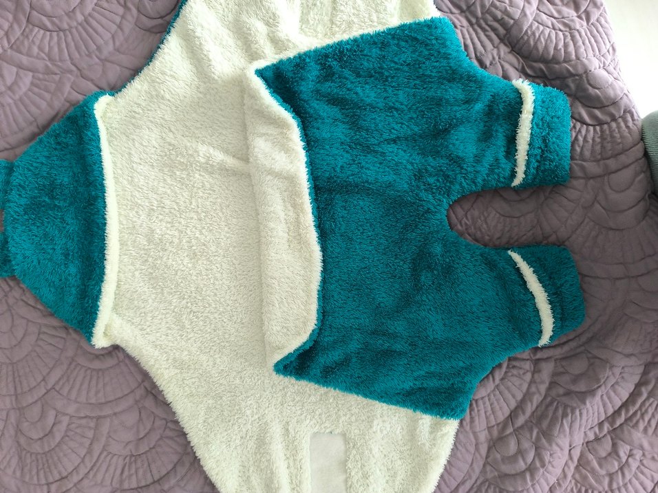 Turkuaz Bebek Polar Battaniye Kulaklı - Görsel 5