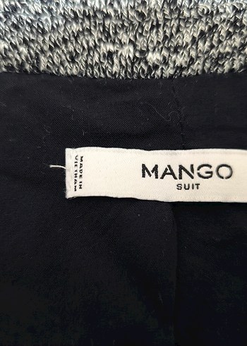 Düğmeli Gri Kadın Blazer Ceket - Görsel 6