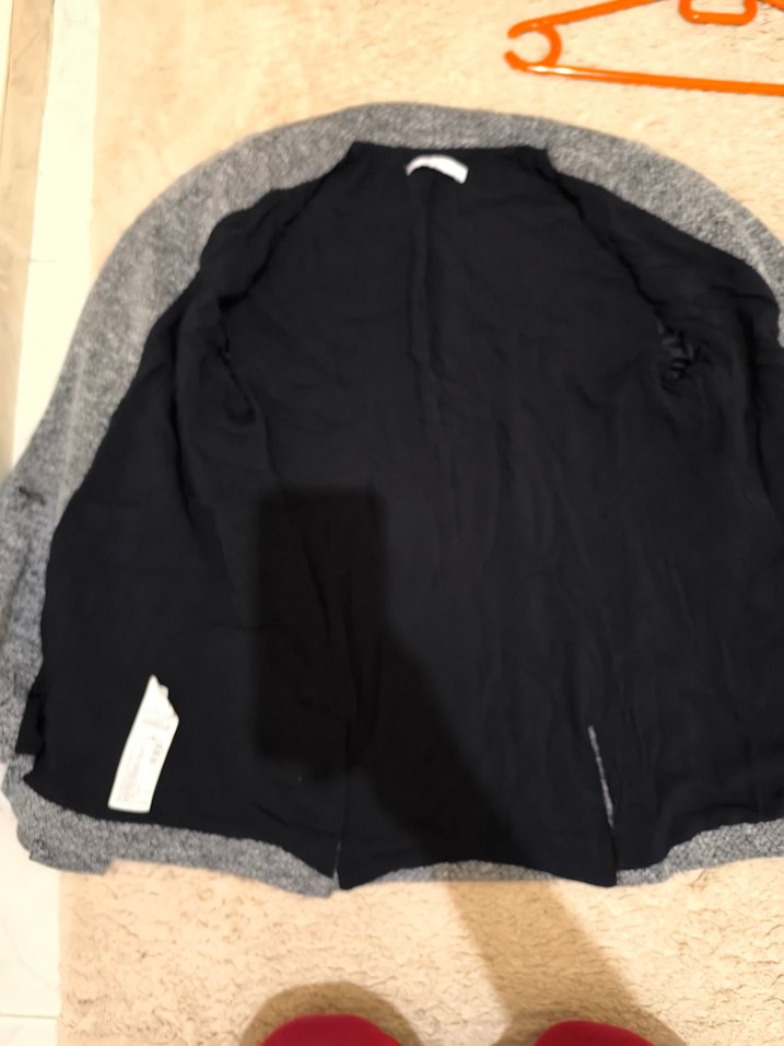 Düğmeli Gri Kadın Blazer Ceket - Görsel 5